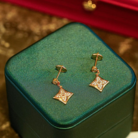 DIANA STAR DIAMONDS EARRINGS GOLD