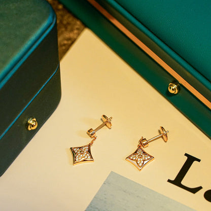 DIANA STAR DIAMONDS EARRINGS GOLD
