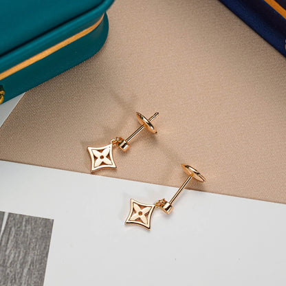 DIANA STAR EARRINGS GOLD