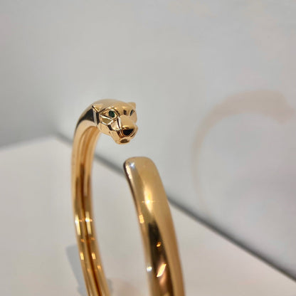 DIANA PANTHERE GOLD OPEN BRACELET