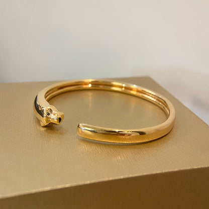 DIANA PANTHERE GOLD OPEN BRACELET