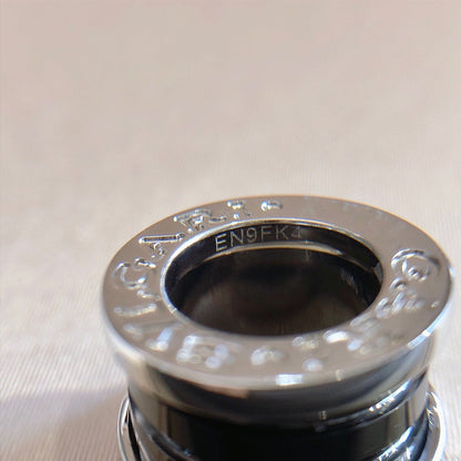 DIANA ZERO 1 BLACK CERAMIC SILVER NECKLACE