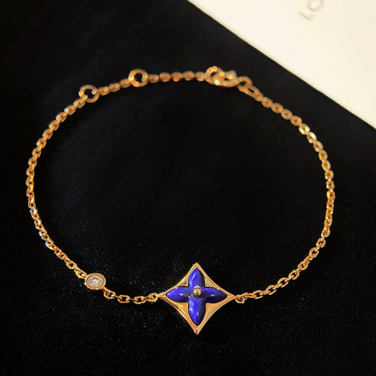 DIANA COLOR STAR PINK GOLD DIAMOND BRACELET