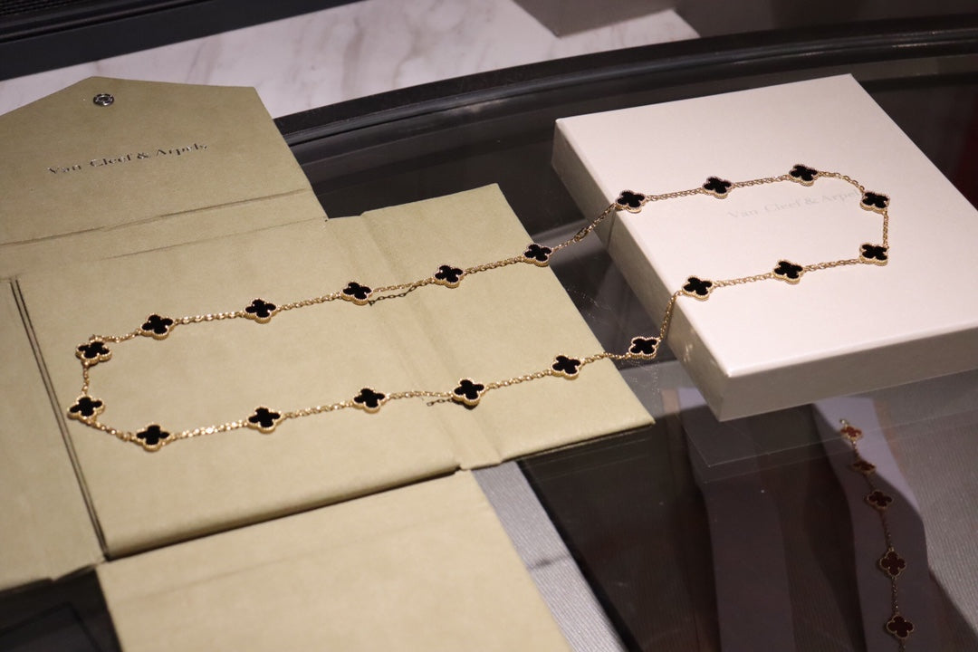 DIANA CLOVER 20 MOTIFS ONYX ROSE GOLD