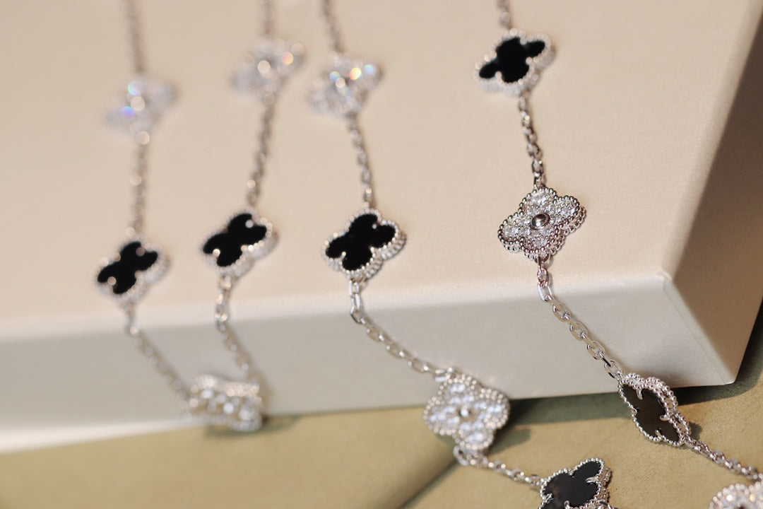DIANA CLOVER 20 MOTIFS ONYX DIAMOND SILVER