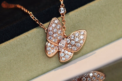 DIANA BUTTERFLY DIAMOND NECKLACE