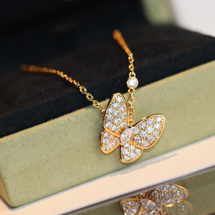 DIANA BUTTERFLY DIAMOND NECKLACE