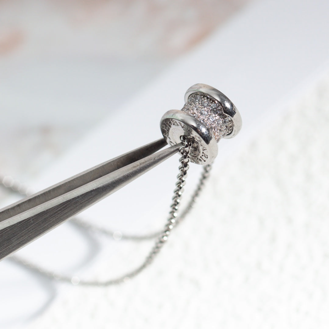 DIANA ZERO 1 SILVER DIAMOND NECKLACE