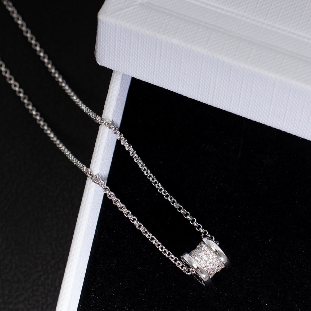 DIANA ZERO 1 SILVER DIAMOND NECKLACE