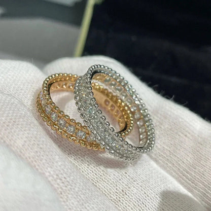 DIANA PERLEE DIAMOND ROSE GOLD RING