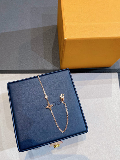 DIANA STAR DIAMOND PINK GOLD BRACELET