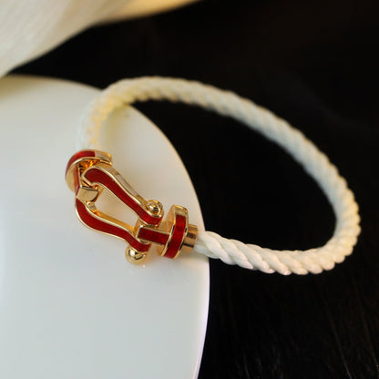 DIANA FORCE 10 WHITE TEXTILE DIAMOND PAVED