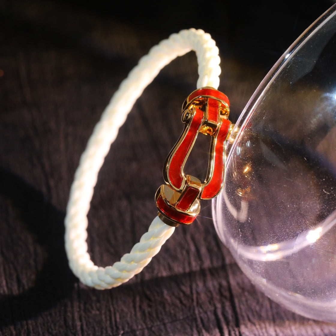 DIANA FORCE 10 WHITE TEXTILE DIAMOND PAVED