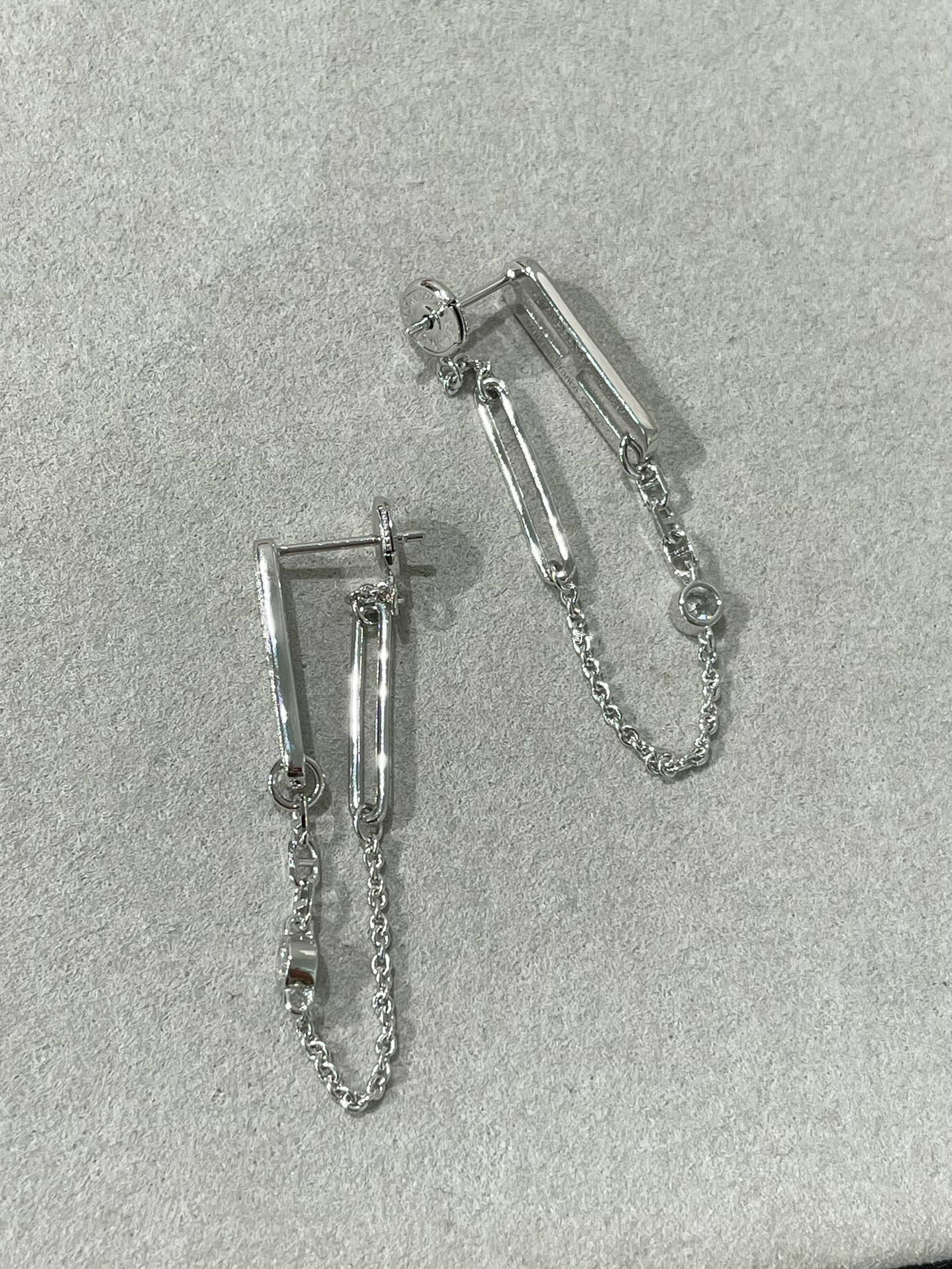 DIANA CHAINE CHAOS DIAMOND DROP EARRINGS