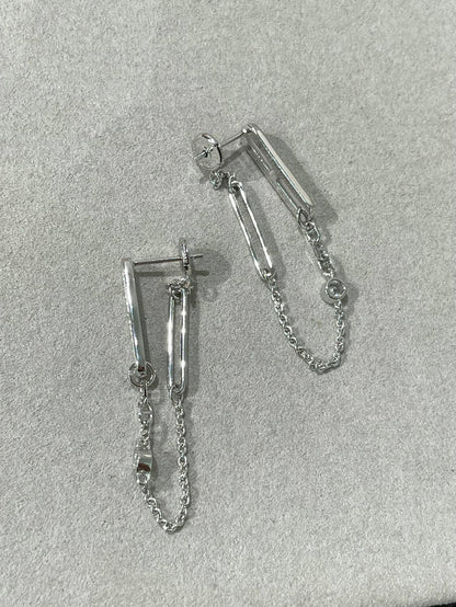 DIANA CHAINE CHAOS DIAMOND DROP EARRINGS