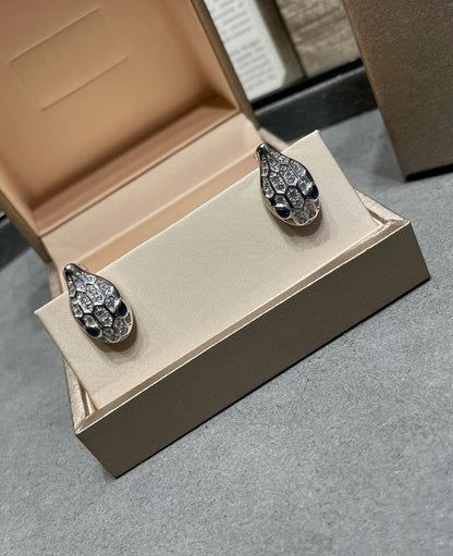 DIANA SERPENT DIAMOND STUD EARRINGS