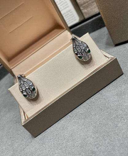 DIANA SERPENT DIAMOND STUD EARRINGS