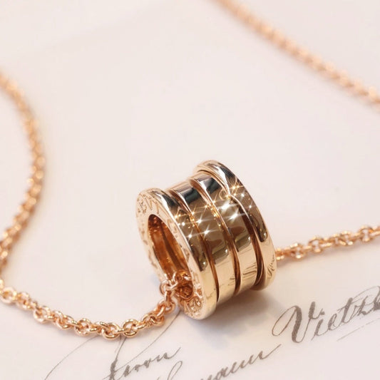 DIANA ZERO 1 PINK GOLD NECKLACE