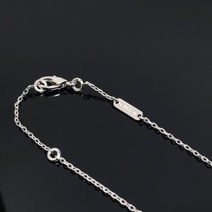 DIANA CLOVER PIETERSITE SILVER LONG NECKLACE