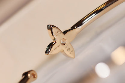 DIANA IDYLLE GOLD OPEN BRACELET DIAMOND PAVED