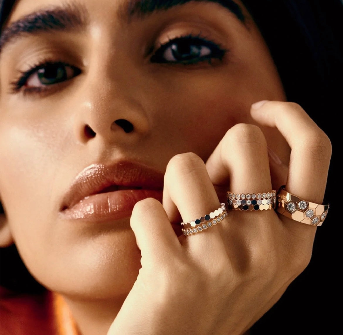 DIANA BEE LOVE DIAMOND LARGE RING