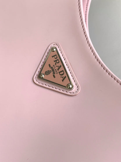 CLEO 30 PINK BRUSHED LEATHER SHOULDER BAG