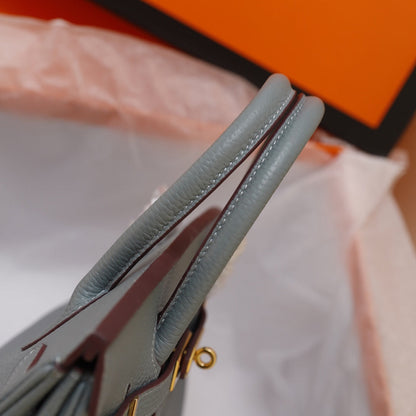 HM BIRKIN BAG 30 TEMPERED GRAY TOGO GOLD HARDWARE