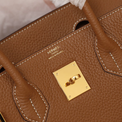 HM BIRKIN BAG 35 BROWN TOGO GOLD HARDWARE