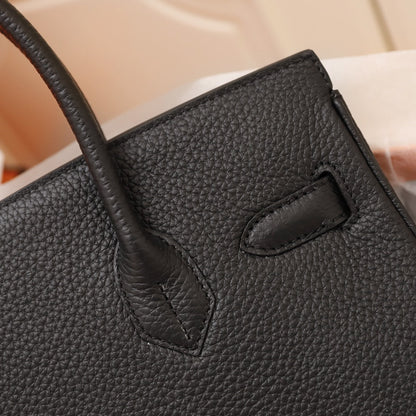 HM BIRKIN BAG 30 BLACK TOGO GOLD HARDWARE