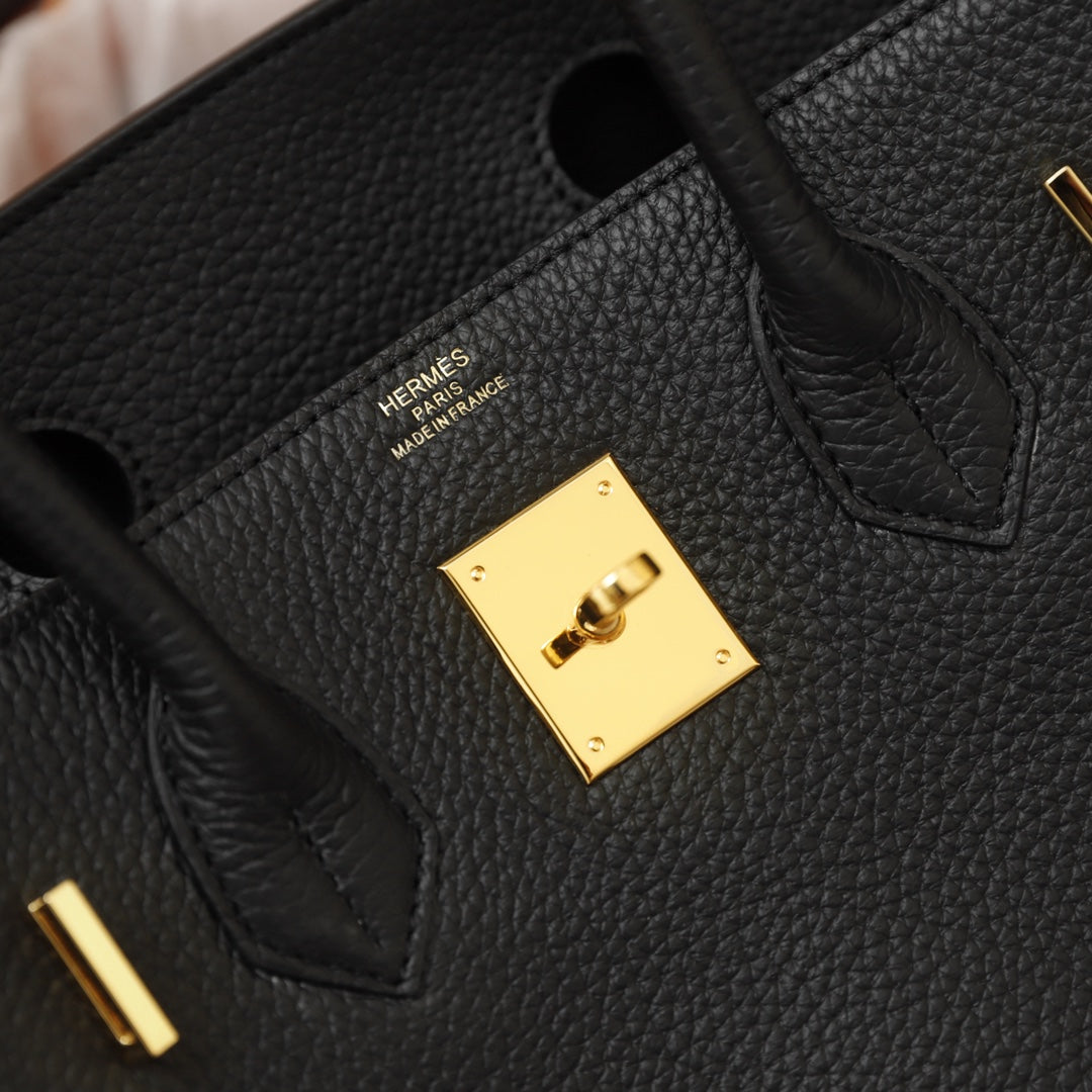 HM BIRKIN BAG 30 BLACK TOGO GOLD HARDWARE