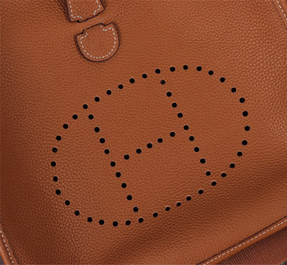HM EVELYNE BAG 28 RUSSET TOGO