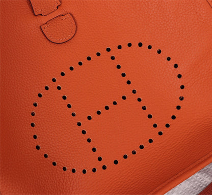 HM EVELYNE BAG 28 RED ORANGE TOGO