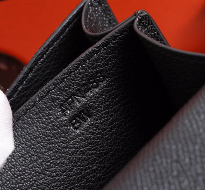 HM CONSTANCE BAGS 22 BLACK EPSOM GOLD HARDWARE