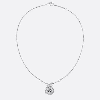ROSE BAGATELLE DIAMOND MEDIUM NECKLACE