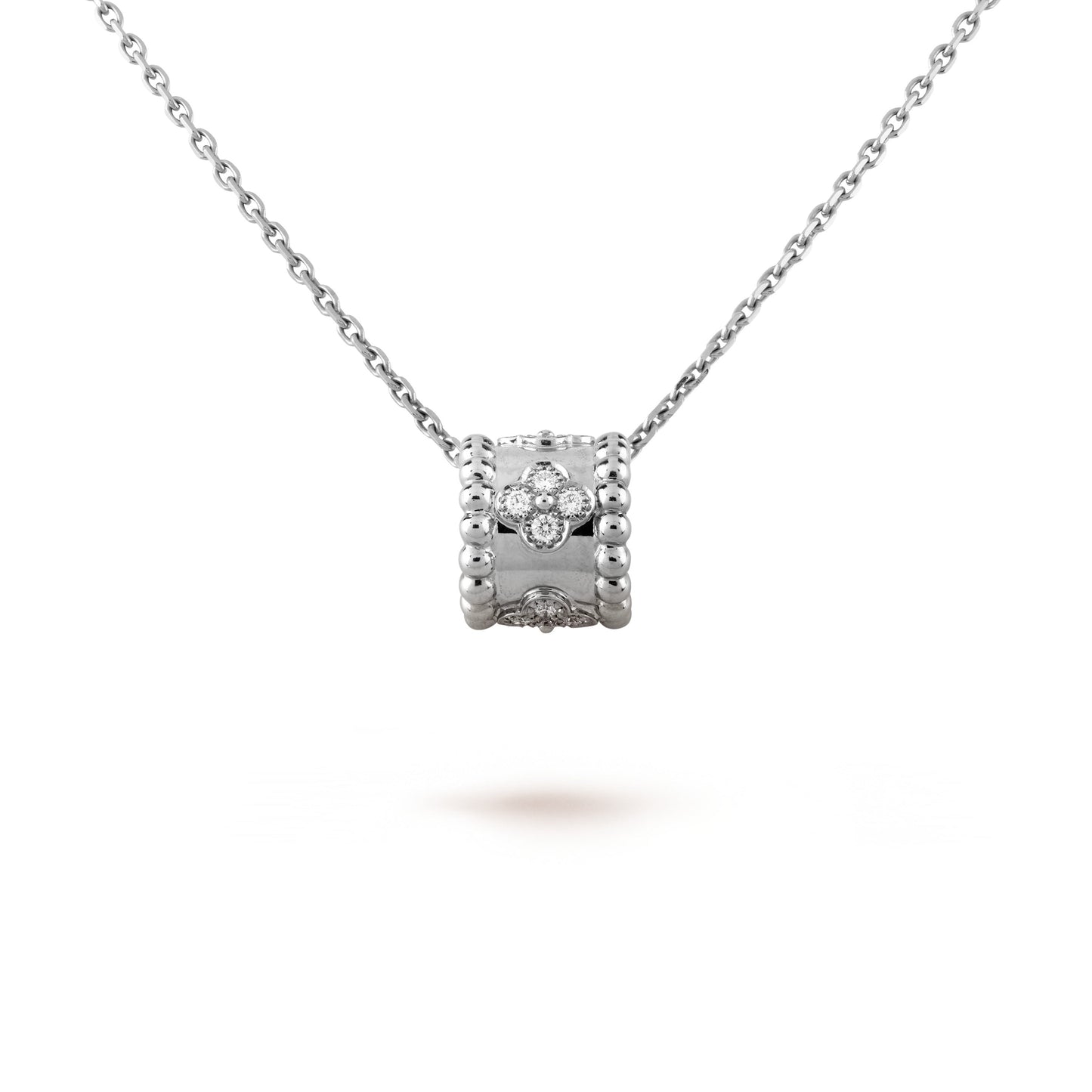 DIANA PERLEE PEDANT SIVLER DIAMOND NECKLACE