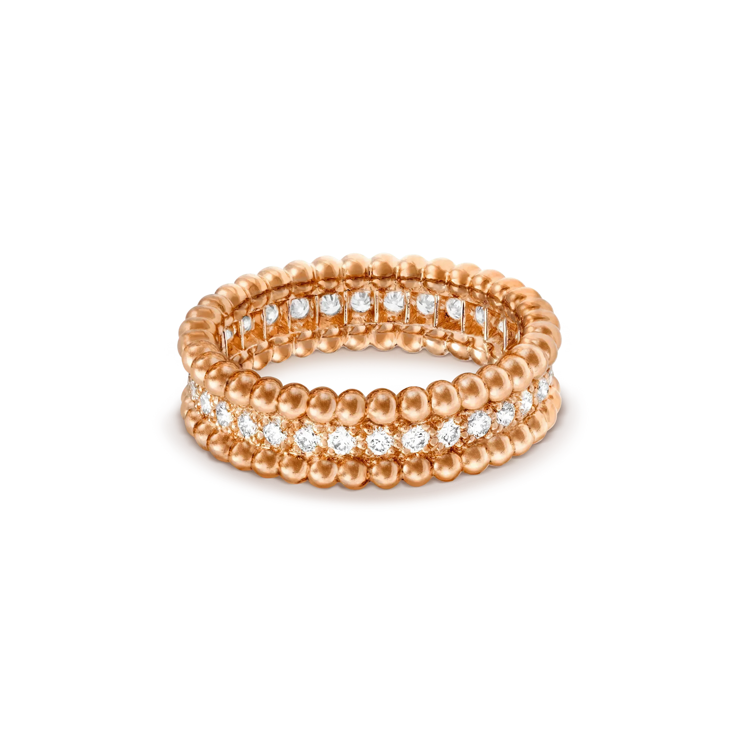 DIANA PERLEE DIAMOND ROSE GOLD RING
