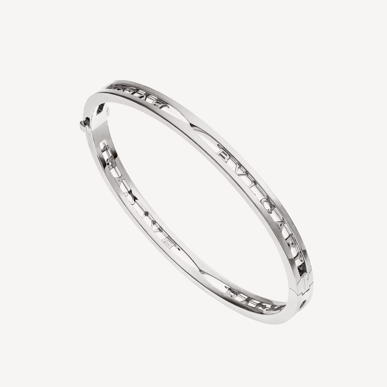 DIANA ZERO 1 SPIRAL LOGO SILVER BRACELET