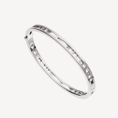 DIANA ZERO 1 SPIRAL LOGO SILVER BRACELET