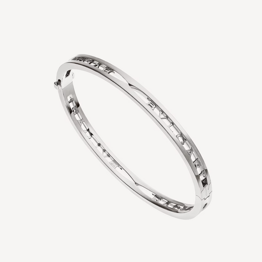 DIANA ZERO 1 SPIRAL LOGO SILVER BRACELET
