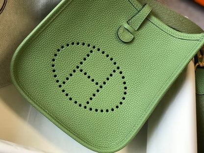 Mini Evelyne 18cm Green Togo Ghw