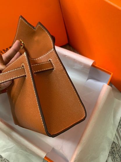 HM KELLY MINI POCHETTE 22 CIDER EPSOM