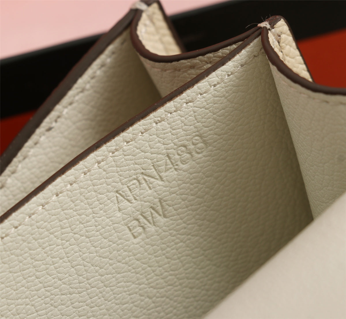 HM CONSTANCE BAGS 19 CREAM EPSOM GOLD HARDWARE