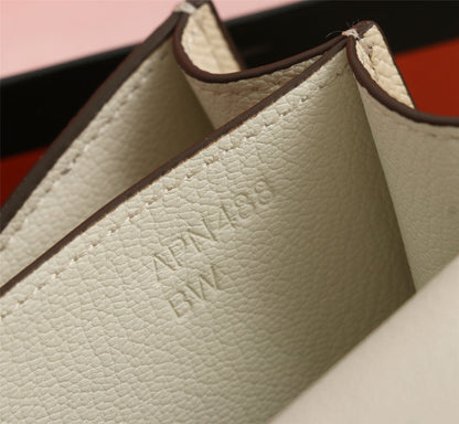 HM CONSTANCE BAGS 19 CREAM EPSOM GOLD HARDWARE