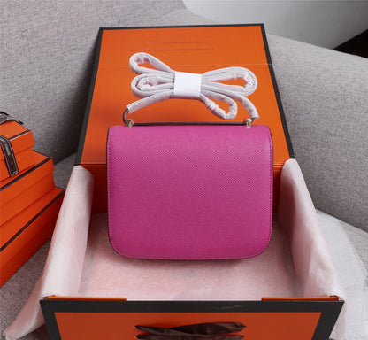 HM CONSTANCE BAG 22 PINK EPSOM GOLD HARDWARE