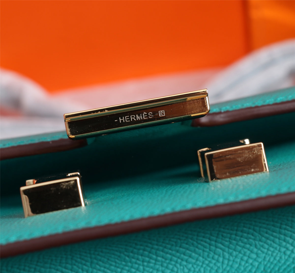 HM CONSTANCE BAG 22 EPSOM GOLD HARDWARE