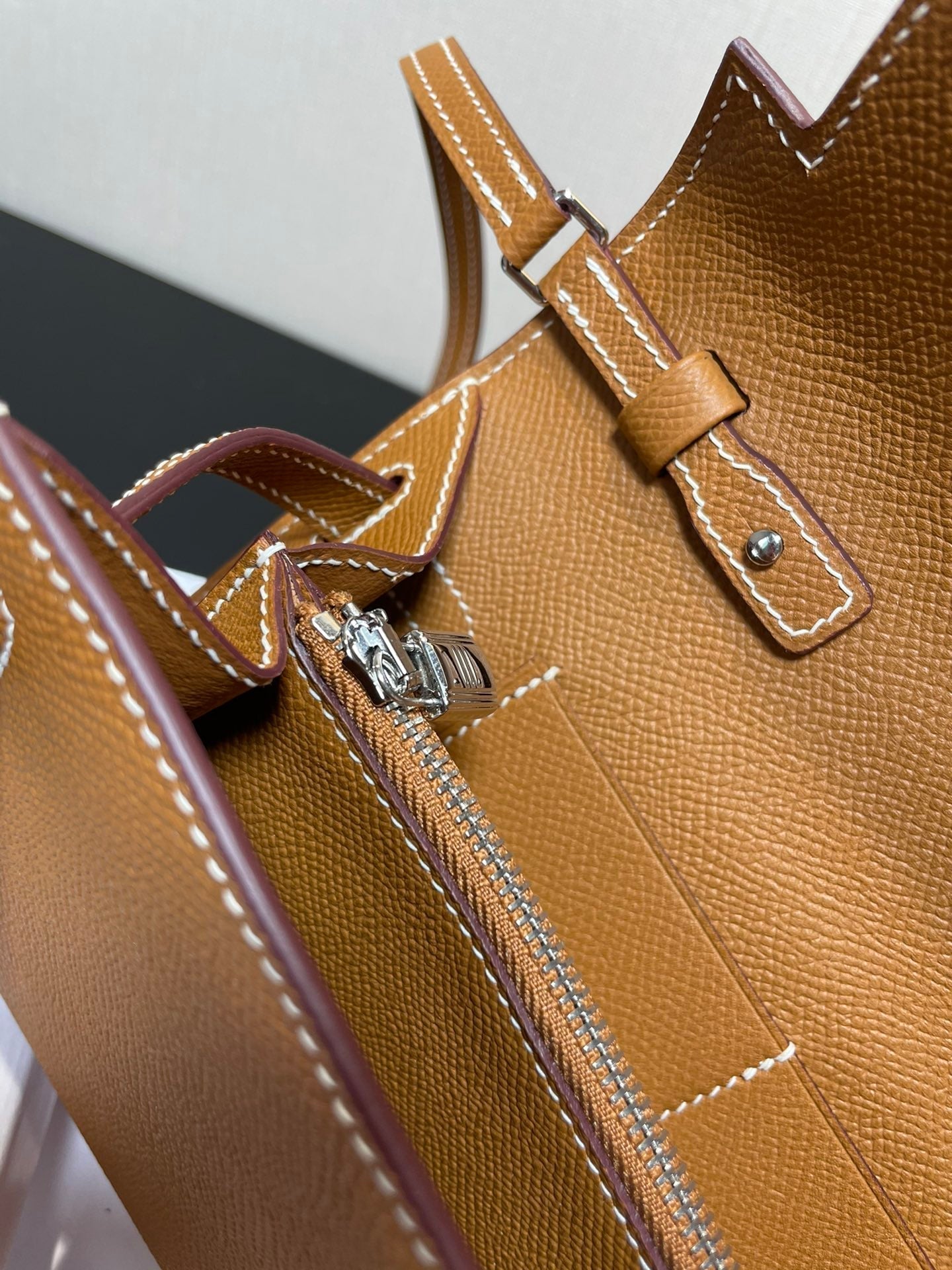 kelly woc 20.5 gold epsom silver hardware