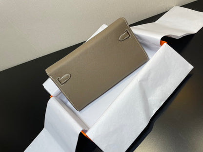 kelly woc 20.5 etoupe epsom gold hardware