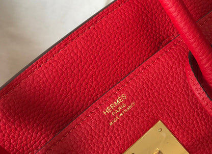 HM BIRKIN 35CM RED TOGO LEATHER GOLD HARDWARE