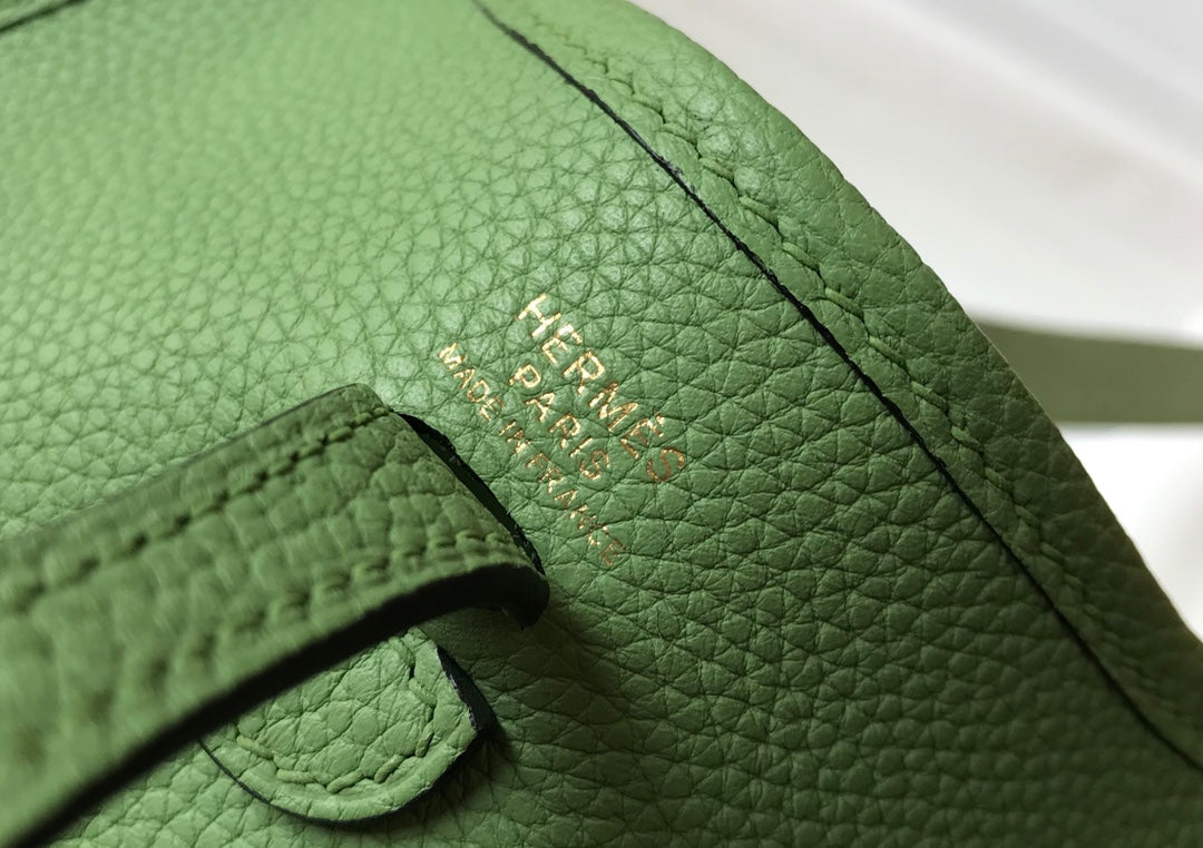 Mini Evelyne 18cm Dark Green Togo Ghw