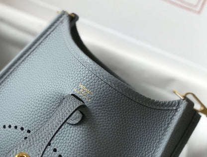 Mini Evelyne 18cm Grey Togo Ghw